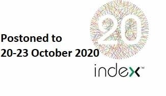 INDEX™20 Postponed to 20-23 October 2020 image