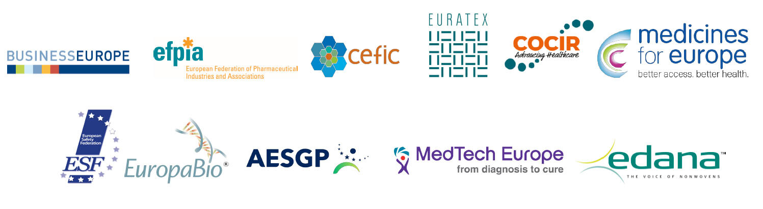 European Industry trade and supply chain needs to respond to Covid-19