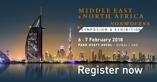 Registration open for Middle East & North Africa Nonwovens Symposium 2018