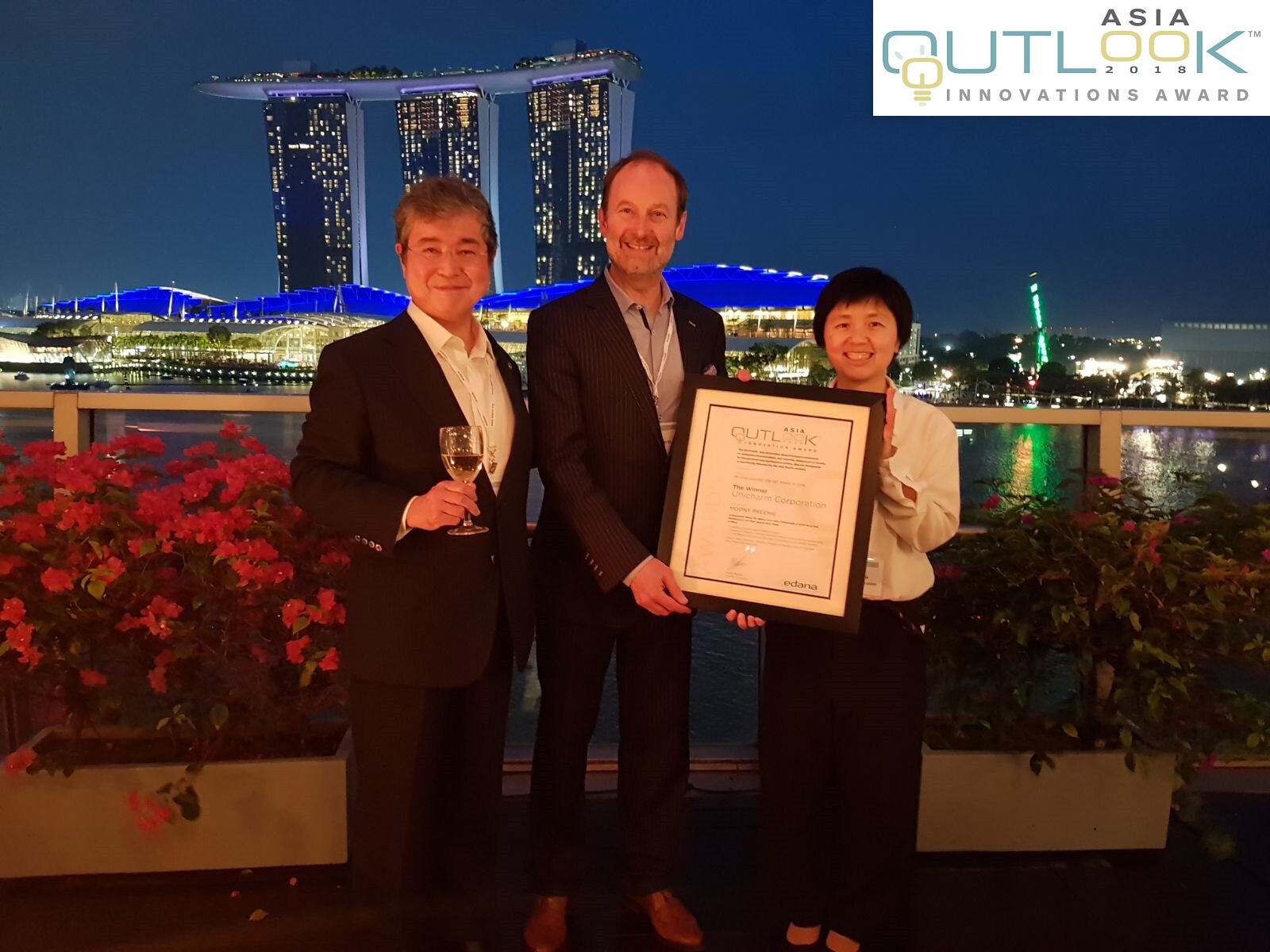 UNICHARM honoured with OUTLOOK™ Asia Innovation Award 2018