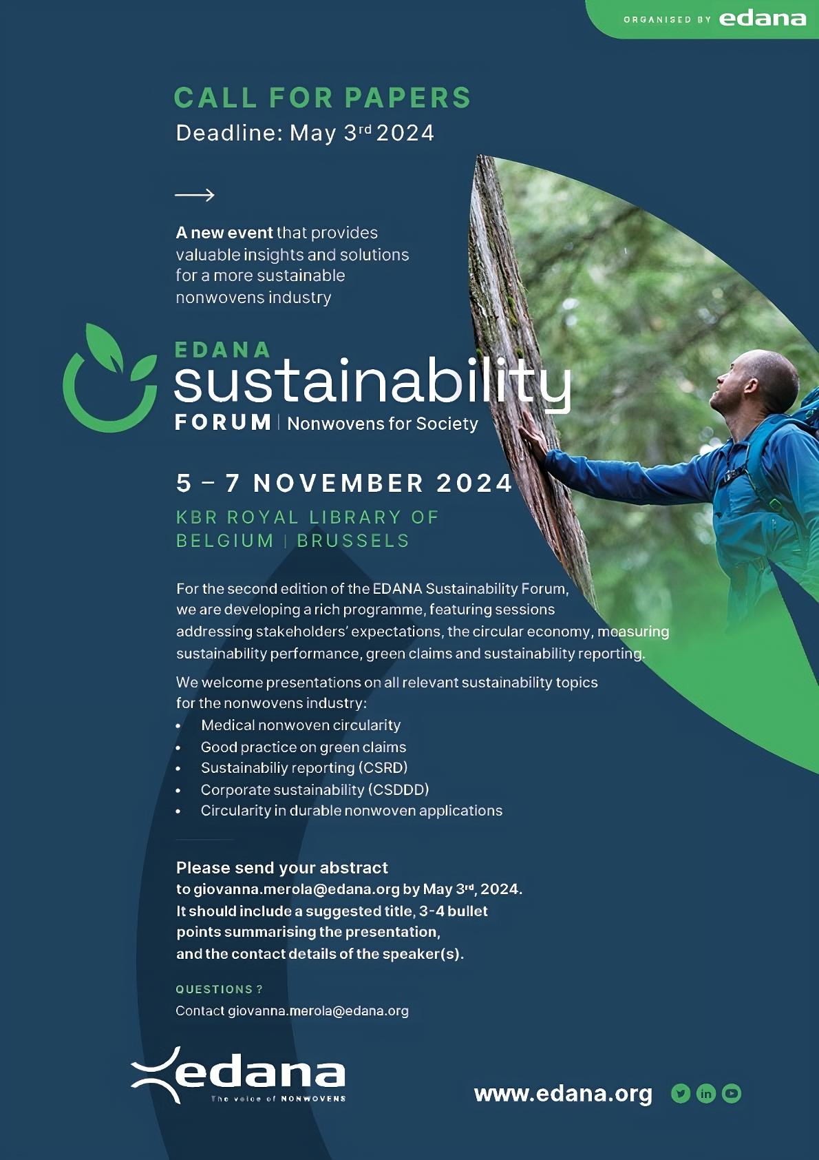 EDANA Sustainability Forum 2024 - CFP
