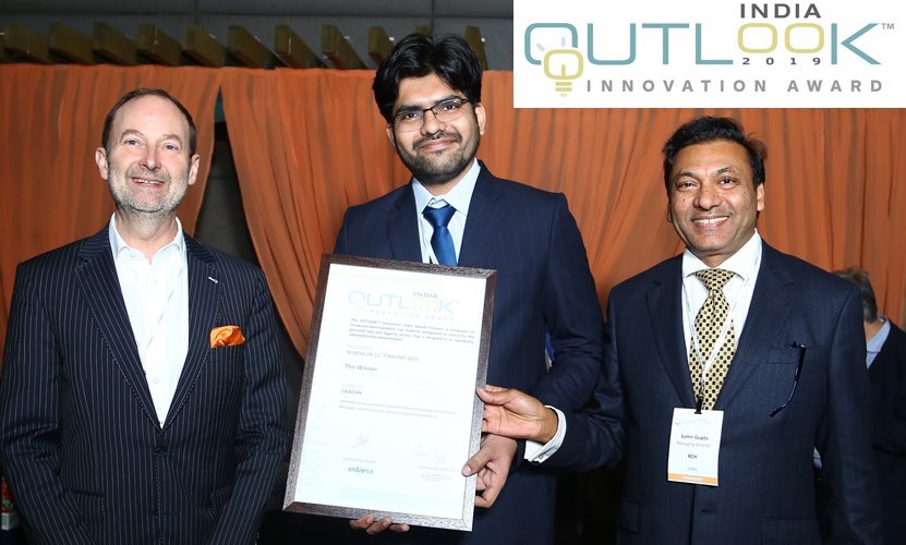 OUTLOOK India 2019 Innovation Award winner